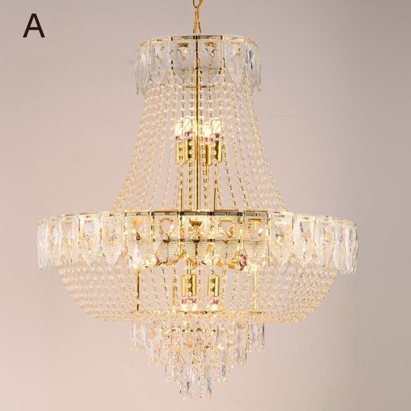 Lampadario a sospensione in cristallo moderno minimalista 21 luci E12/E14