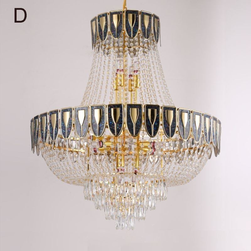 Lampadario a sospensione in cristallo moderno minimalista 21 luci E12/E14