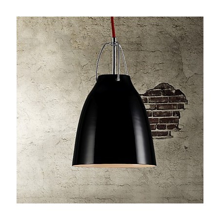Lampada a sospensione moderna minimalista a 1 luce in metallo E26/E27