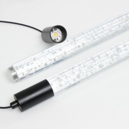 Lampada a sospensione LED a grappolo in cristallo nero