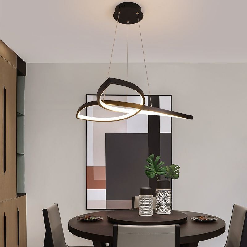 Lampada a sospensione LED minimalista Clover 35W 2800 lm 58 cm