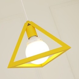 Lampadario a sospensione mini lanterna in metallo dipinto