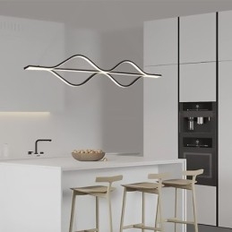 Lampada a sospensione LED minimalista Wave Light