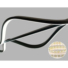 Lampada a sospensione LED minimalista Wave Light