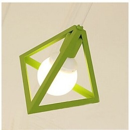Lampadario a sospensione mini lanterna in metallo dipinto