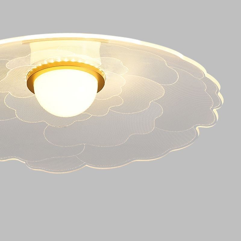 Lampada a sospensione Flower Pan in acrilico