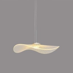 Lampada a sospensione LED in acrilico a foglia di loto, 16 W, 39 x 39 x 6 cm