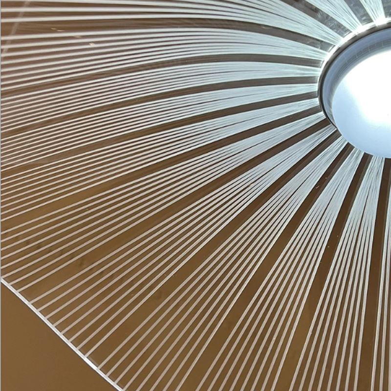 Lampada a sospensione LED in acrilico a foglia di loto, 16 W, 39 x 39 x 6 cm