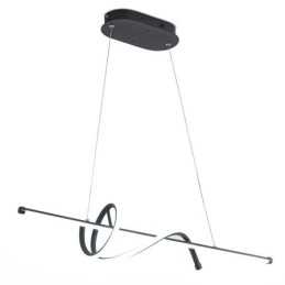 Lampada a sospensione LED minimalista corta avvolgente 2 luci 24 W 80×16×16 cm