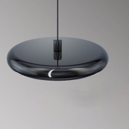Lampada a sospensione rotonda a 3 teste, 50 W, luce tricromatica, cavo regolabile 150 cm