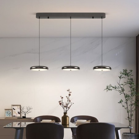 Lampada a sospensione a 3 luci moderna semplice