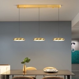 Lampada a sospensione a 3 luci moderna semplice