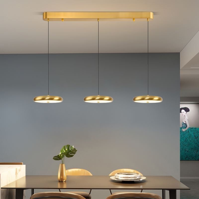 Lampada a sospensione a 3 luci moderna semplice