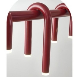 Lampada a sospensione a U moderna 6 luci LED 36W 4000K