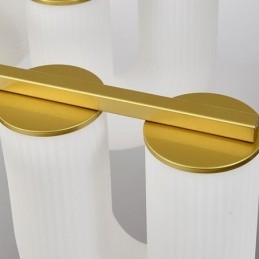 Lampadario a sospensione a U stile francese crema