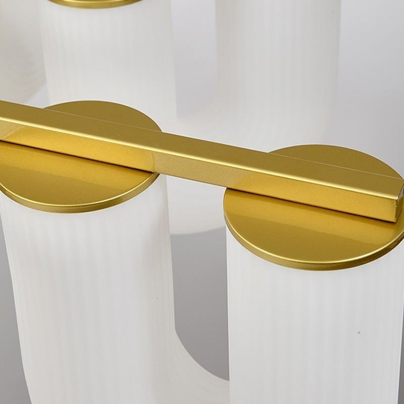 Lampadario a sospensione a U stile francese crema