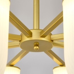 Lampadario a sospensione a U stile francese crema