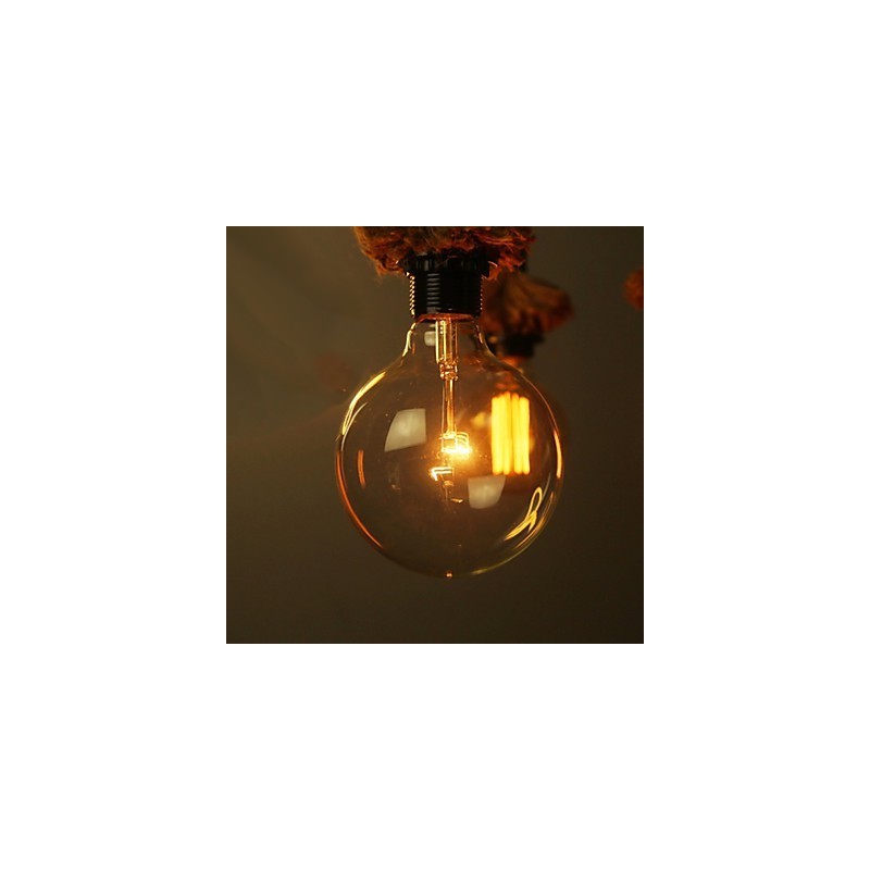 Lampadario classico in vetro, mini, 1 livello, E12/E14, 18x17 cm