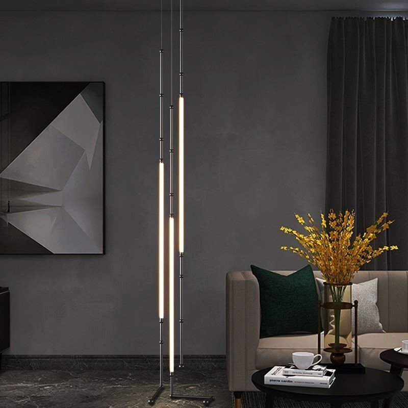 Creative Line Bamboo Lampada a sospensione nera e oro