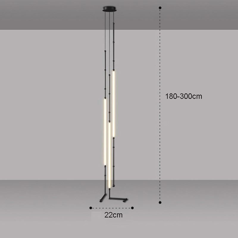 Creative Line Bamboo Lampada a sospensione nera e oro