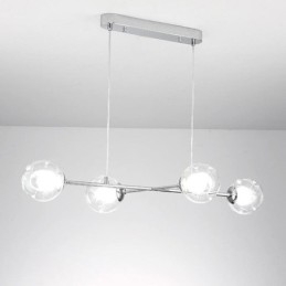 Lampada a sospensione in vetro Magic Bean europea a 4 luci