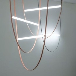 Lampada a sospensione Wabi Sabi con cintura decorativa