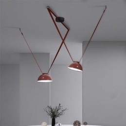 Lampada a sospensione a cintura stile europeo semplice Wabi Sabi