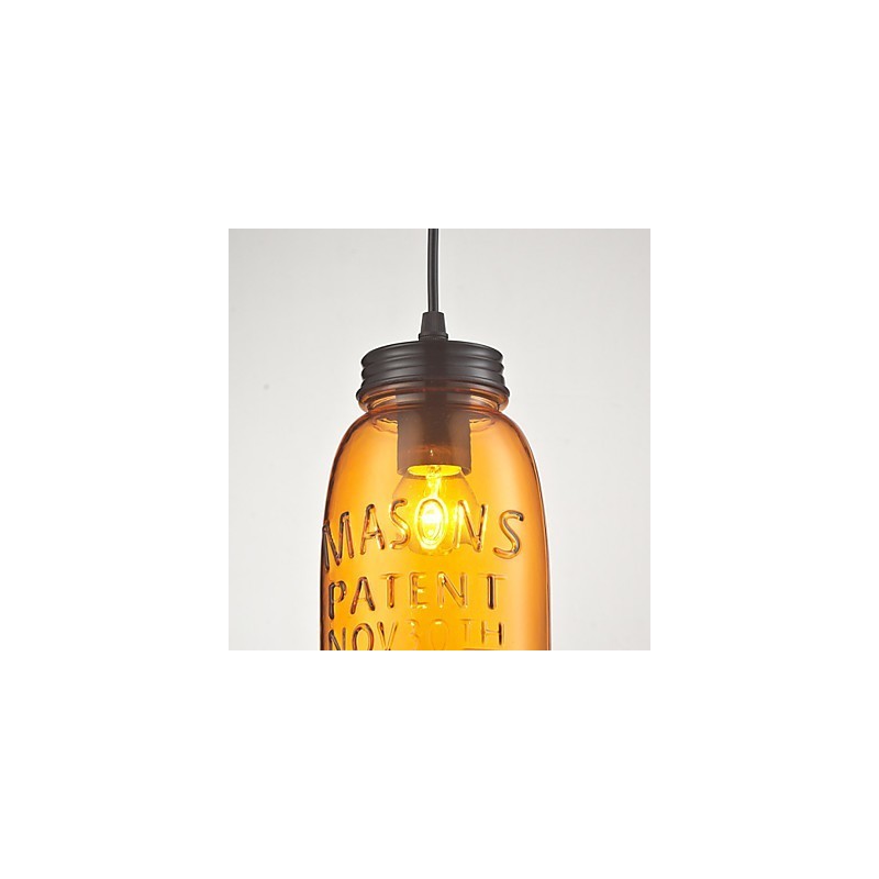 Lampadario a sospensione 1 luce moderno contemporaneo finitura galvanica trasparente