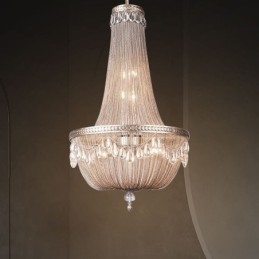 Lampada a sospensione retrò americana Duplex Tassel in alluminio con catena da soffitto
