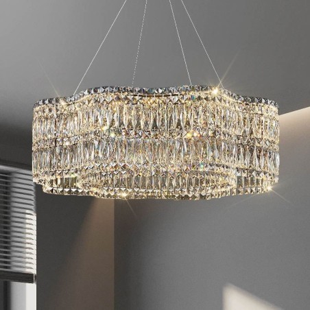 Lampada a sospensione moderna in cristallo di vetro