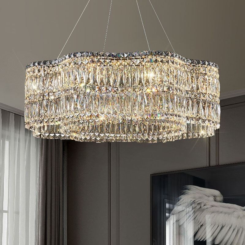 Lampada a sospensione moderna in cristallo di vetro