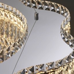 Lampada a sospensione moderna in cristallo di vetro