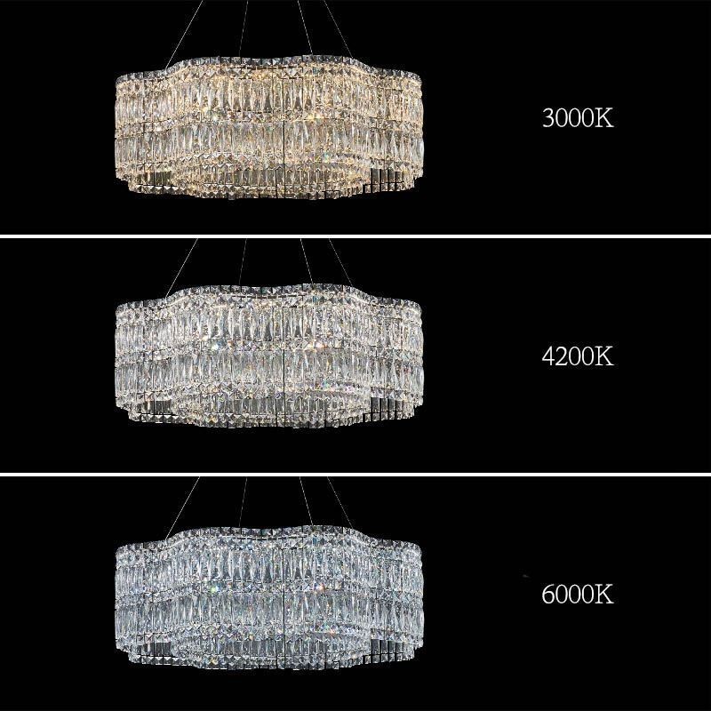 Lampada a sospensione moderna in cristallo di vetro