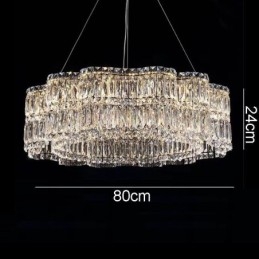 Lampada a sospensione moderna in cristallo di vetro