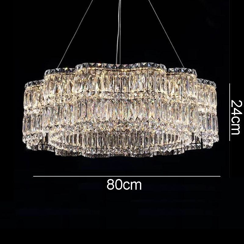 Lampada a sospensione moderna in cristallo di vetro