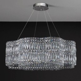 Lampada a sospensione moderna in cristallo di vetro