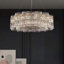 Lampada a sospensione moderna in cristallo di vetro