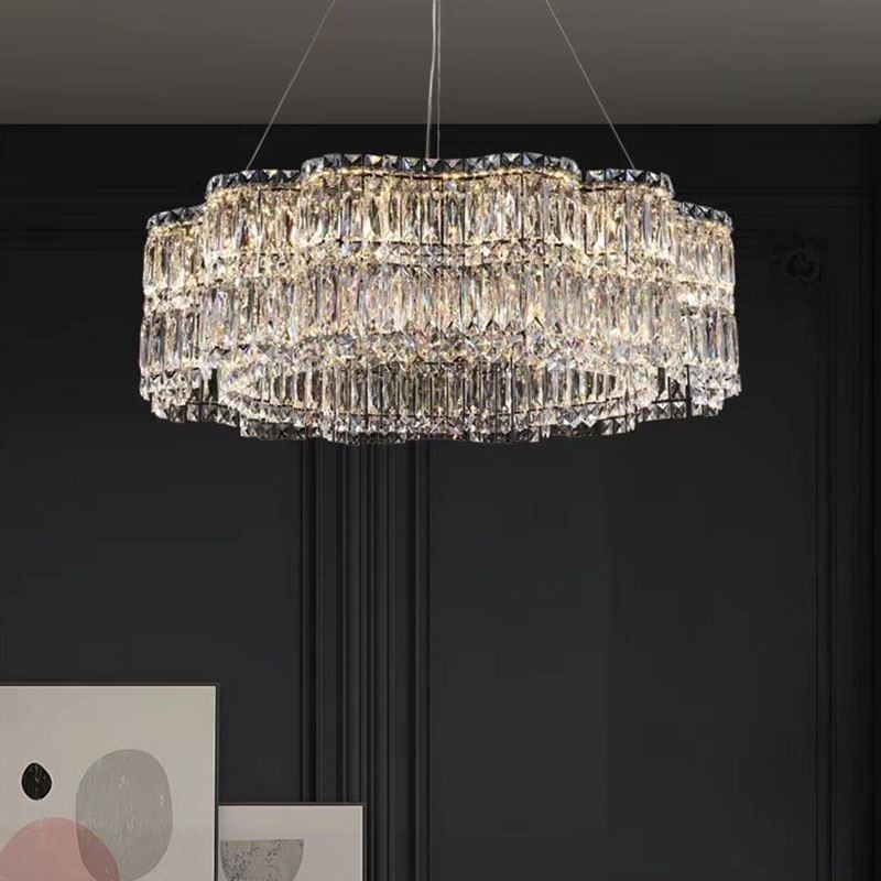Lampada a sospensione moderna in cristallo di vetro