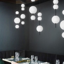 Lampada a sospensione LED moderna minimalista Magic Beans Molecule