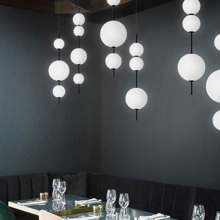 Lampada a sospensione LED moderna minimalista Magic Beans Molecule