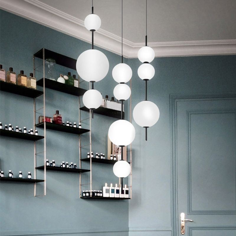 Lampada a sospensione LED moderna minimalista Magic Beans Molecule