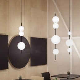 Lampada a sospensione LED moderna minimalista Magic Beans Molecule