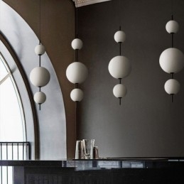 Lampada a sospensione LED moderna minimalista Magic Beans Molecule