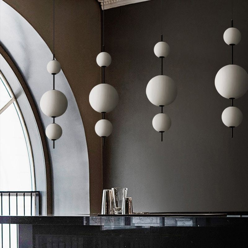 Lampada a sospensione LED moderna minimalista Magic Beans Molecule