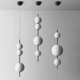 Lampada a sospensione LED moderna minimalista Magic Beans Molecule