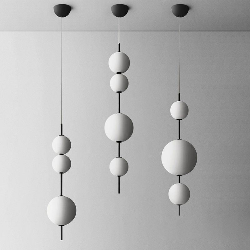 Lampada a sospensione LED moderna minimalista Magic Beans Molecule