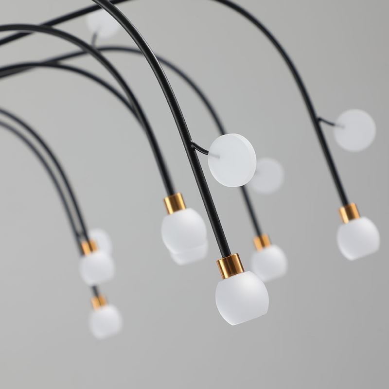 Lampada a sospensione Nordic creativa bianca naturale 14 luci