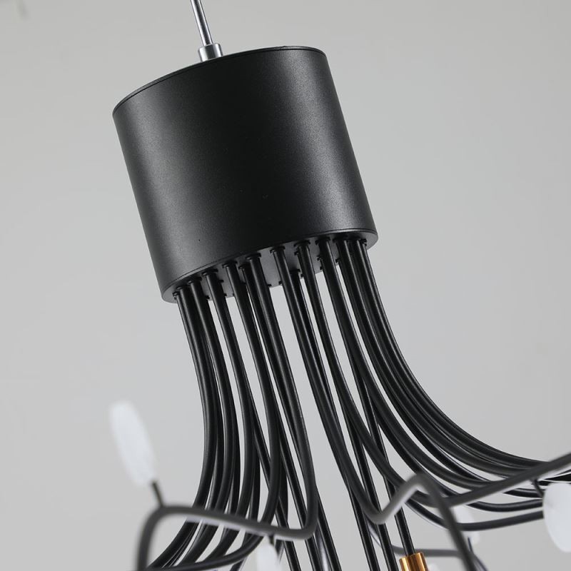 Lampada a sospensione nordica bianca naturale 30 luci