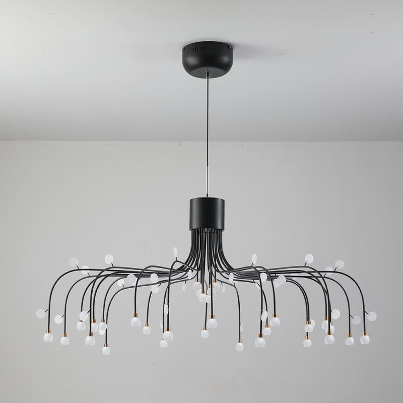 Lampada a sospensione nordica bianca naturale 30 luci