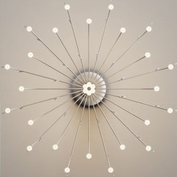 Lampada a sospensione nordica bianca naturale 30 luci
